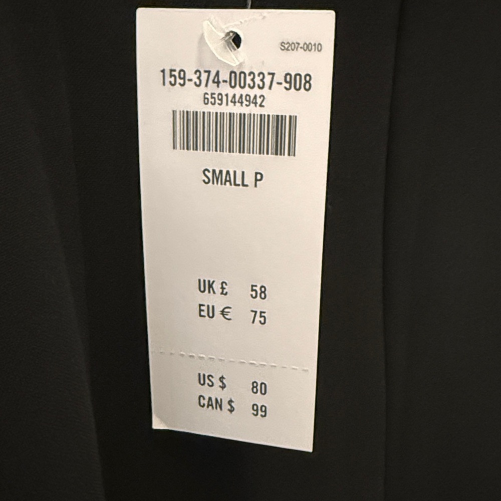 NEW Abercrombie & Fitch Contrast Sweetheart Corset Mini Dress - small petite - Picture 6 of 6